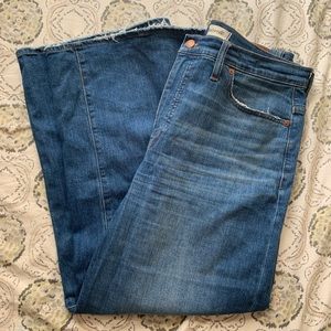 Madewell wide leg crops